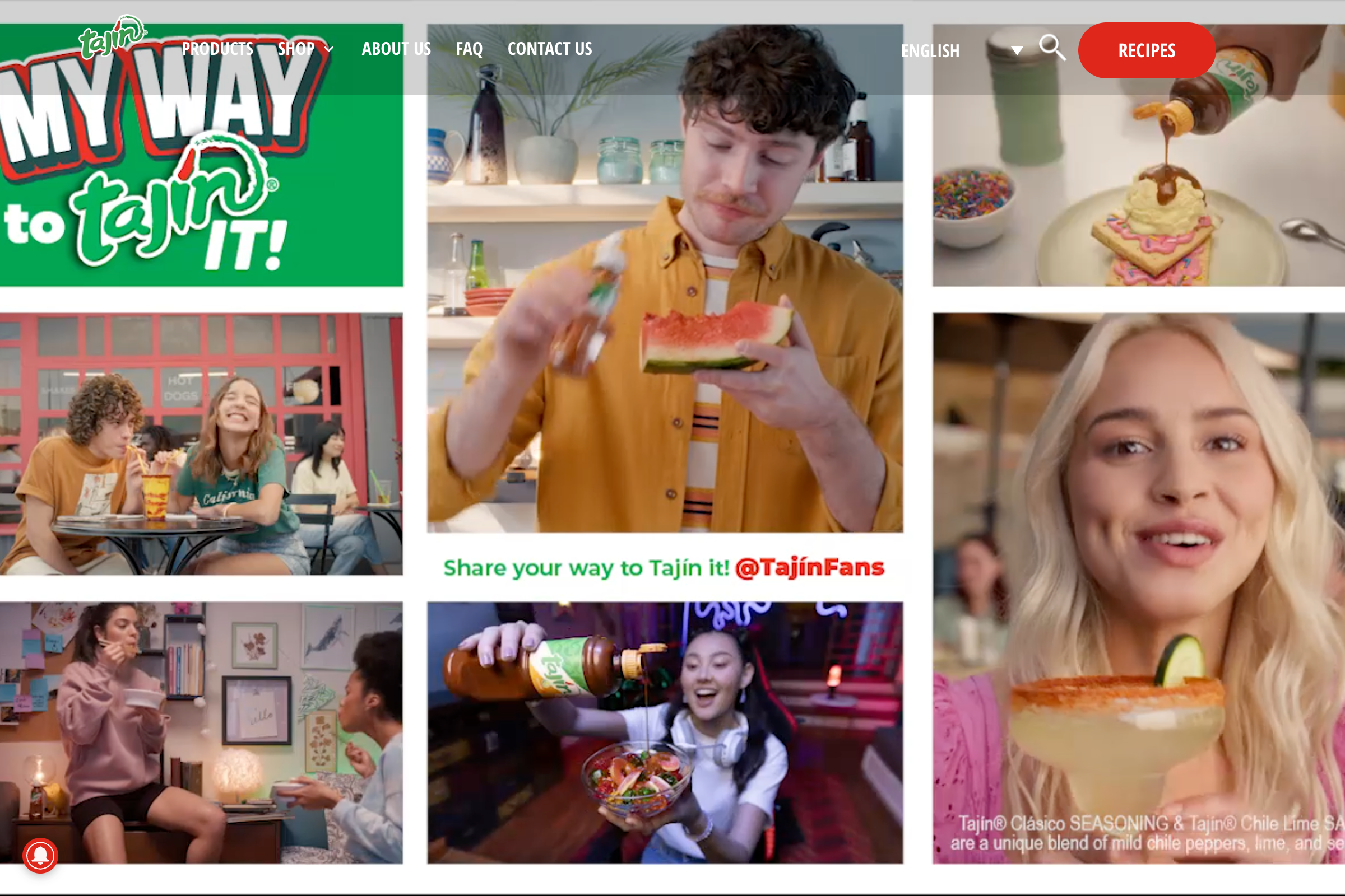 メキシコ スパイス Tajin タヒン 公式サイト